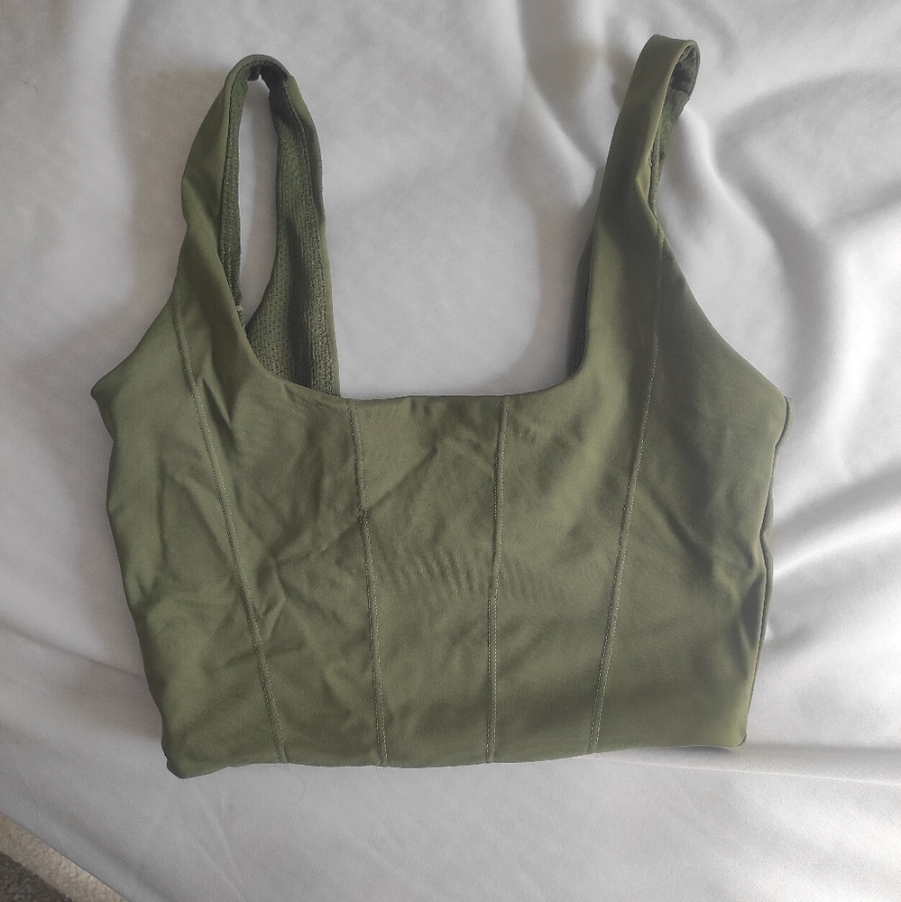 Crop Shop Boutique Forest Green Tank Top